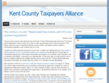 Tablet Screenshot of kentcountytaxpayers.org